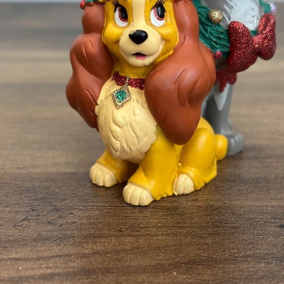 Disney Parks LADY AND THE TRAMP Holiday Christmas Tree Ornament Dogs Decor Candy - Picture 5 of 13